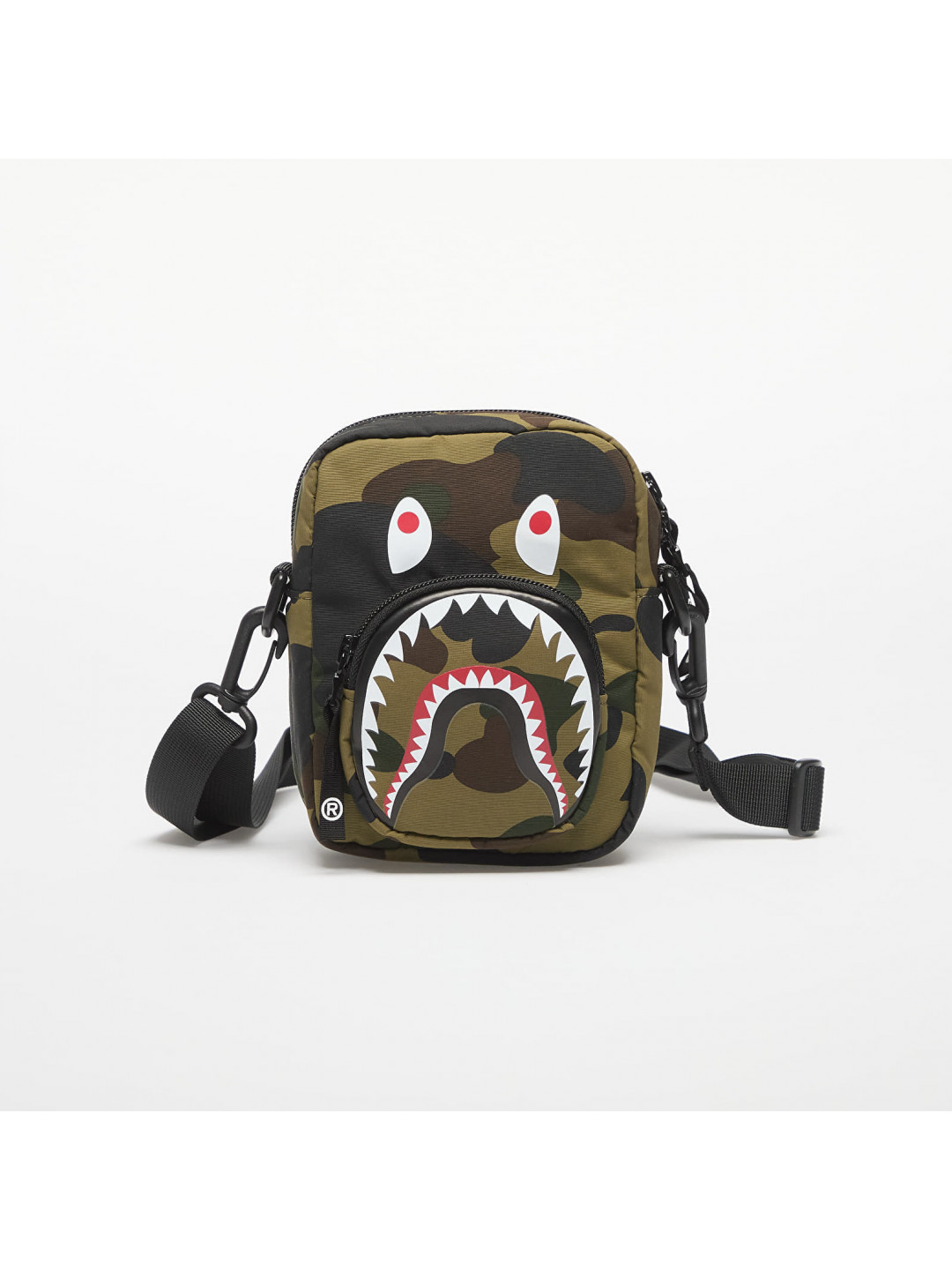 Taška A BATHING APE 1St Camo Shark Mini Bag Green Universal